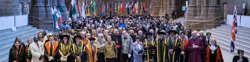 photo of all staff at opening ceremony